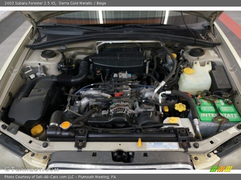 Sierra Gold Metallic / Beige 2003 Subaru Forester 2.5 XS