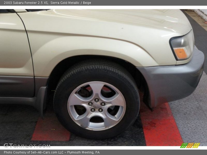 Sierra Gold Metallic / Beige 2003 Subaru Forester 2.5 XS