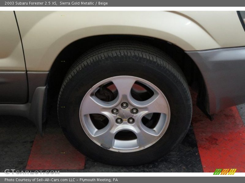 Sierra Gold Metallic / Beige 2003 Subaru Forester 2.5 XS