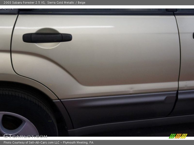 Sierra Gold Metallic / Beige 2003 Subaru Forester 2.5 XS