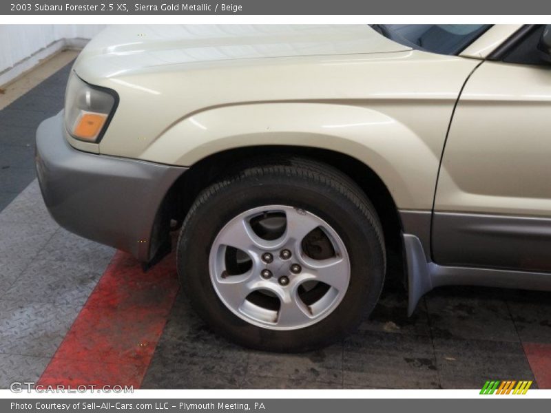 Sierra Gold Metallic / Beige 2003 Subaru Forester 2.5 XS