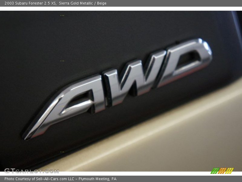 Sierra Gold Metallic / Beige 2003 Subaru Forester 2.5 XS
