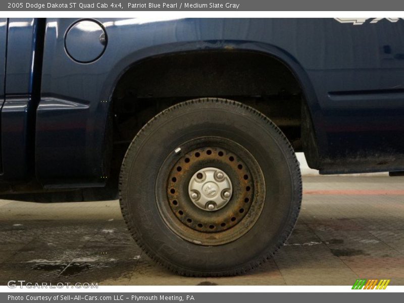 Patriot Blue Pearl / Medium Slate Gray 2005 Dodge Dakota ST Quad Cab 4x4