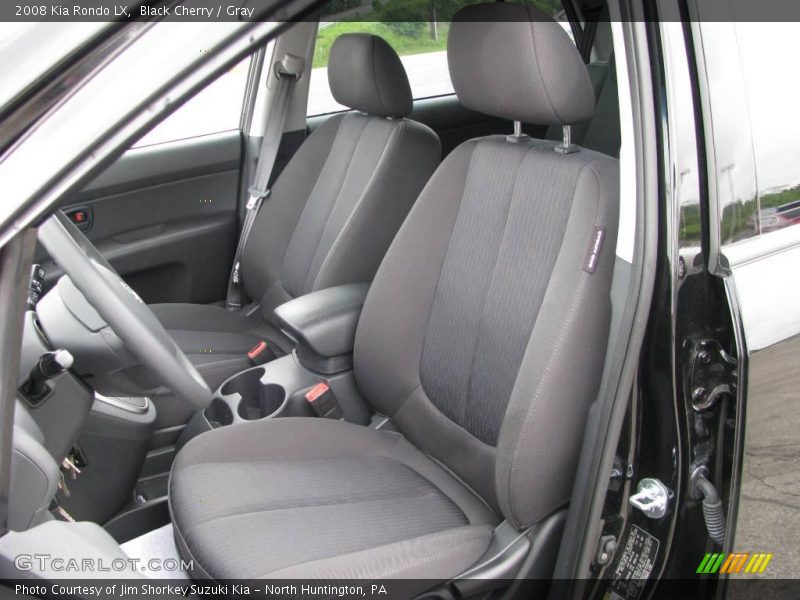 Black Cherry / Gray 2008 Kia Rondo LX