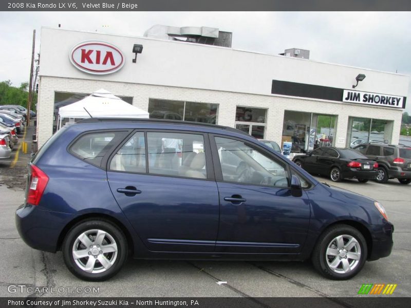 Velvet Blue / Beige 2008 Kia Rondo LX V6