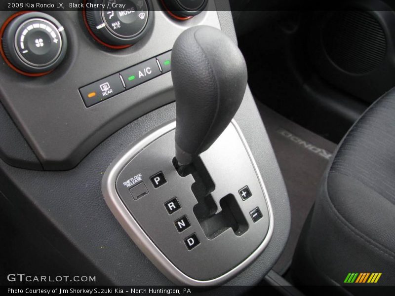Black Cherry / Gray 2008 Kia Rondo LX