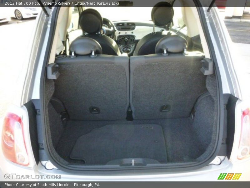 Argento (Silver) / Grigio/Nero (Gray/Black) 2013 Fiat 500 Pop