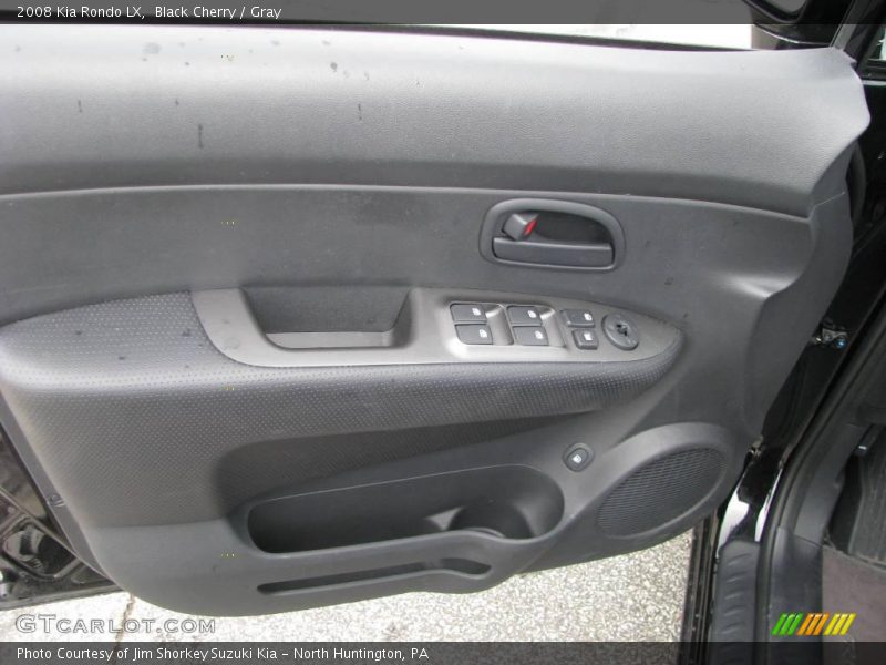 Black Cherry / Gray 2008 Kia Rondo LX