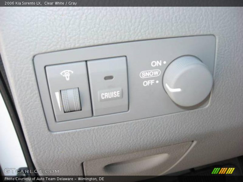 Clear White / Gray 2006 Kia Sorento LX