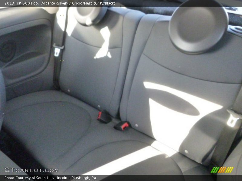 Argento (Silver) / Grigio/Nero (Gray/Black) 2013 Fiat 500 Pop