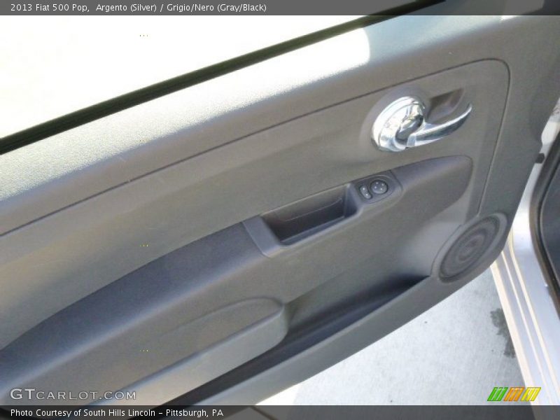 Argento (Silver) / Grigio/Nero (Gray/Black) 2013 Fiat 500 Pop
