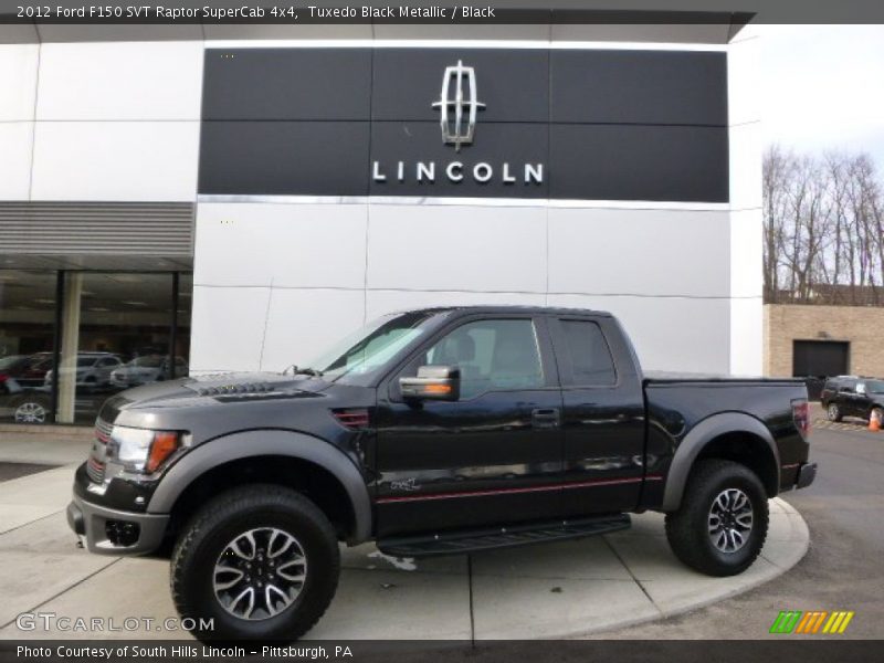 Tuxedo Black Metallic / Black 2012 Ford F150 SVT Raptor SuperCab 4x4