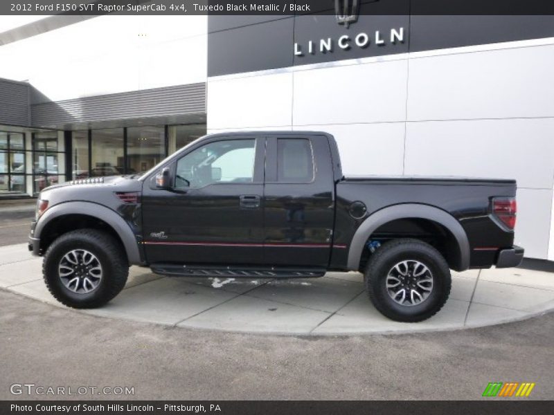 Tuxedo Black Metallic / Black 2012 Ford F150 SVT Raptor SuperCab 4x4