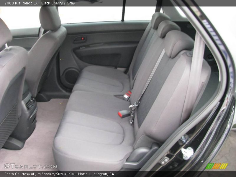Black Cherry / Gray 2008 Kia Rondo LX