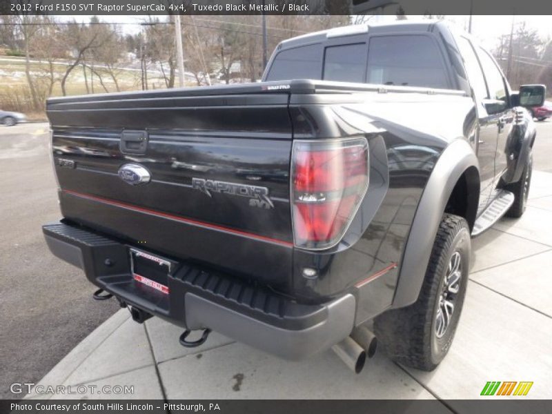 Tuxedo Black Metallic / Black 2012 Ford F150 SVT Raptor SuperCab 4x4