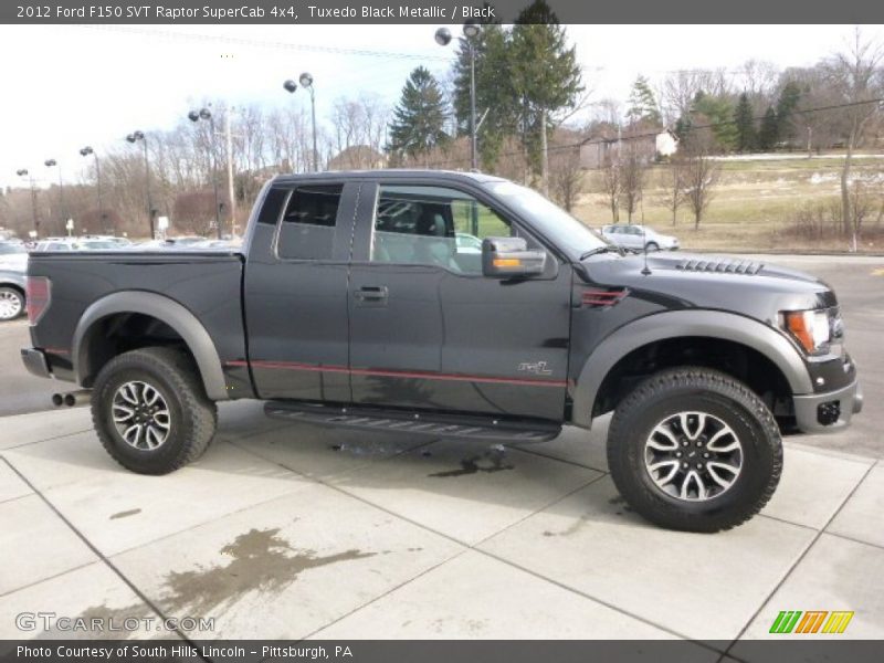 Tuxedo Black Metallic / Black 2012 Ford F150 SVT Raptor SuperCab 4x4