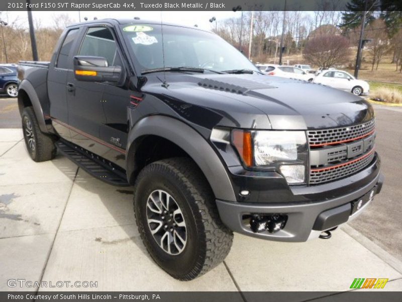 Tuxedo Black Metallic / Black 2012 Ford F150 SVT Raptor SuperCab 4x4