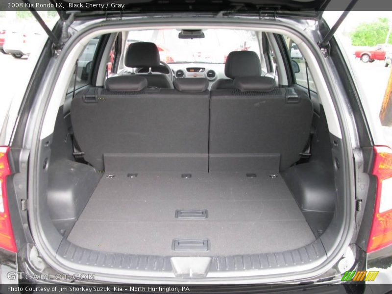Black Cherry / Gray 2008 Kia Rondo LX