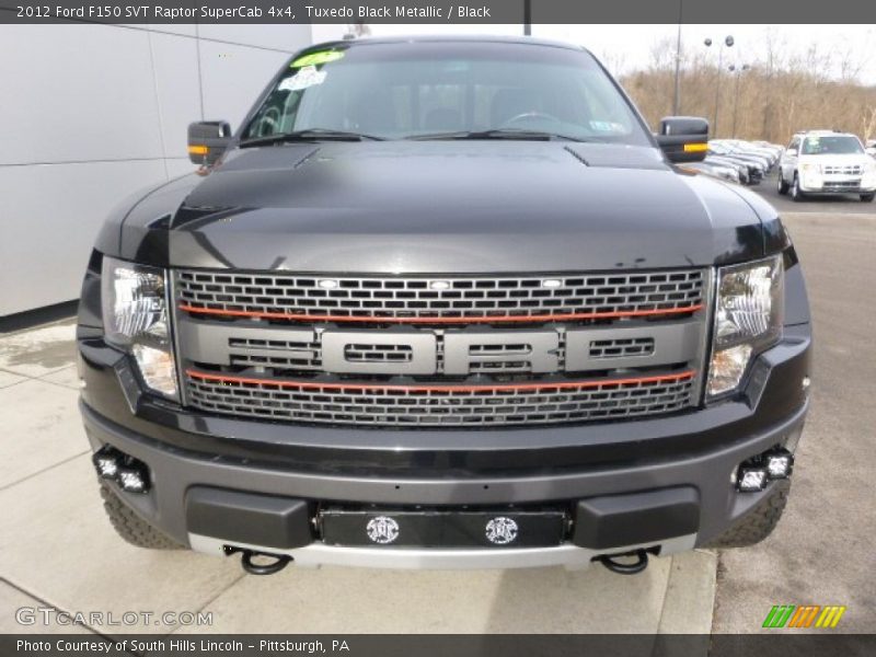 Tuxedo Black Metallic / Black 2012 Ford F150 SVT Raptor SuperCab 4x4