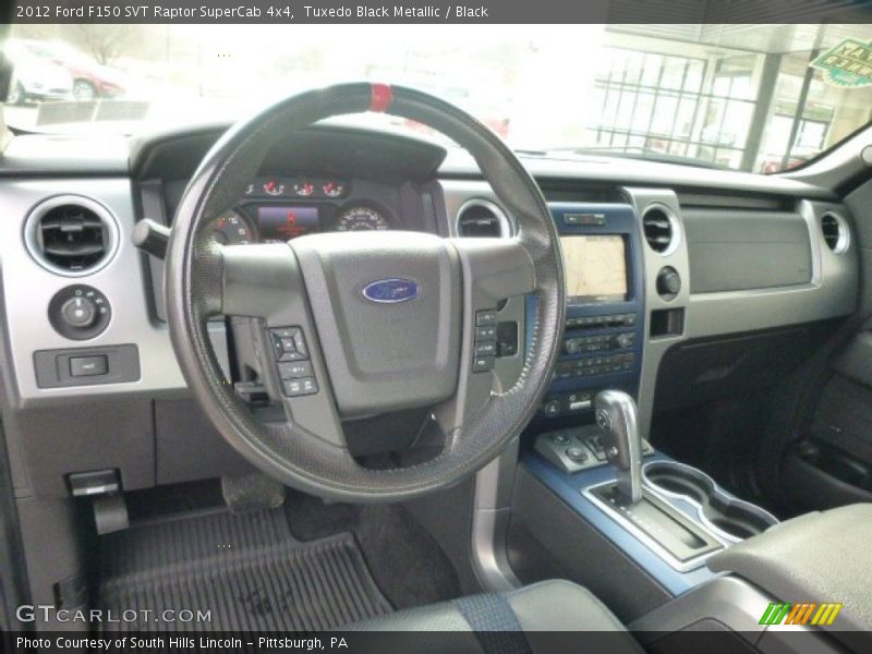 Tuxedo Black Metallic / Black 2012 Ford F150 SVT Raptor SuperCab 4x4