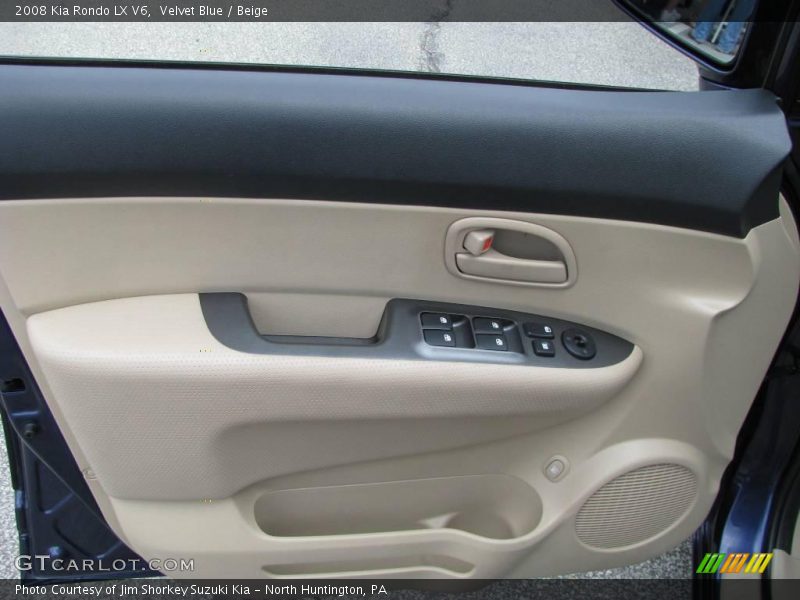 Velvet Blue / Beige 2008 Kia Rondo LX V6
