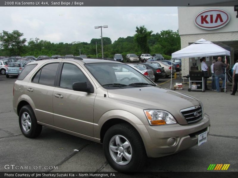 Sand Beige / Beige 2008 Kia Sorento LX 4x4
