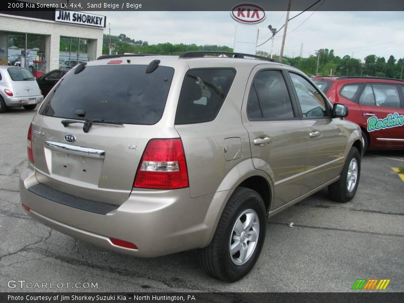 Sand Beige / Beige 2008 Kia Sorento LX 4x4