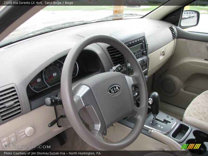 Sand Beige / Beige 2008 Kia Sorento LX 4x4