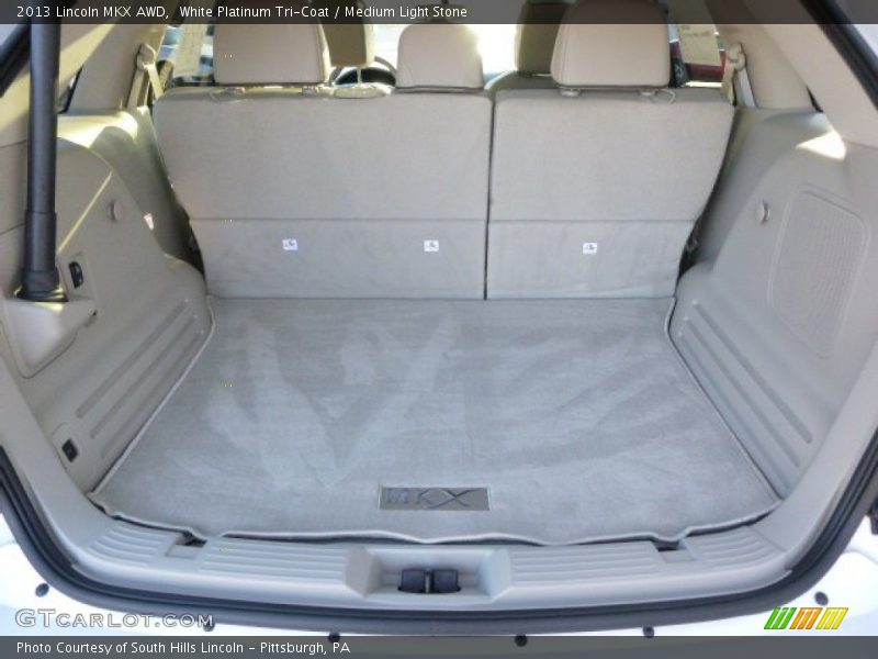 White Platinum Tri-Coat / Medium Light Stone 2013 Lincoln MKX AWD
