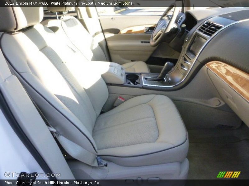 White Platinum Tri-Coat / Medium Light Stone 2013 Lincoln MKX AWD