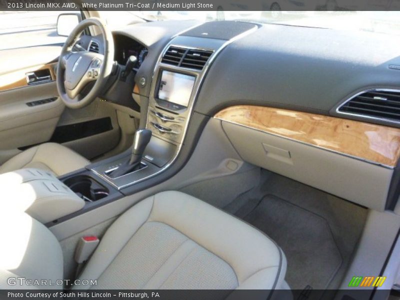 White Platinum Tri-Coat / Medium Light Stone 2013 Lincoln MKX AWD