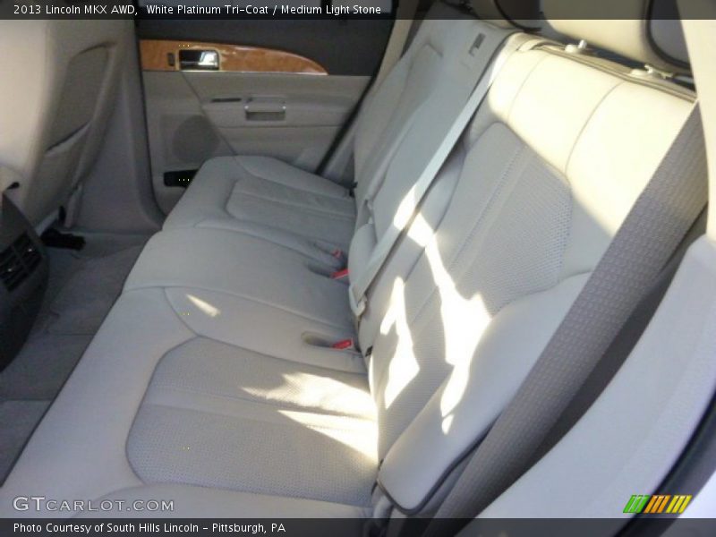 White Platinum Tri-Coat / Medium Light Stone 2013 Lincoln MKX AWD