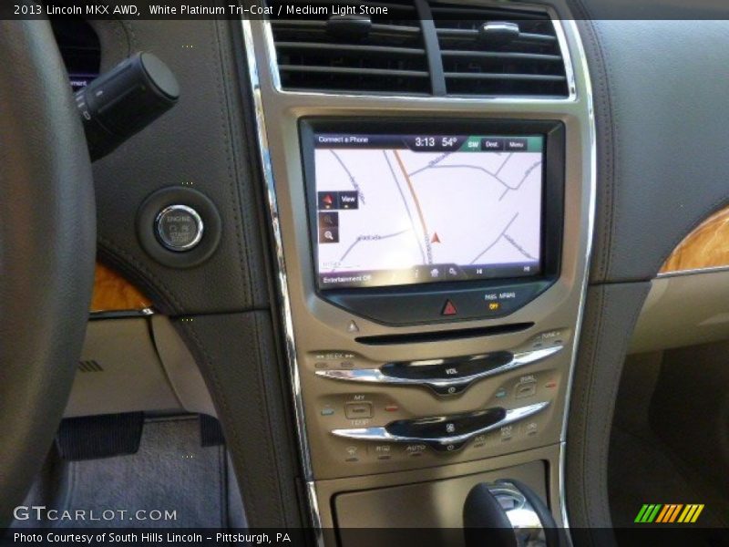 White Platinum Tri-Coat / Medium Light Stone 2013 Lincoln MKX AWD