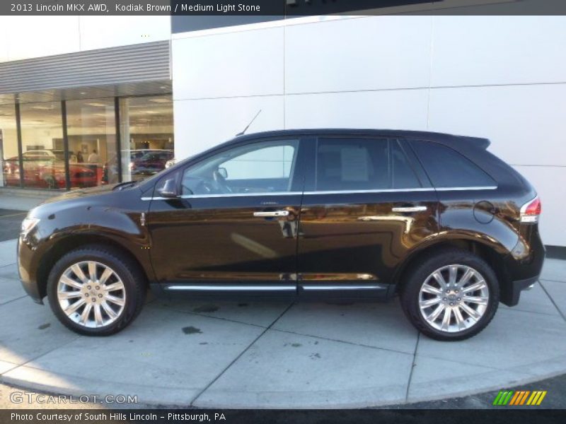 Kodiak Brown / Medium Light Stone 2013 Lincoln MKX AWD