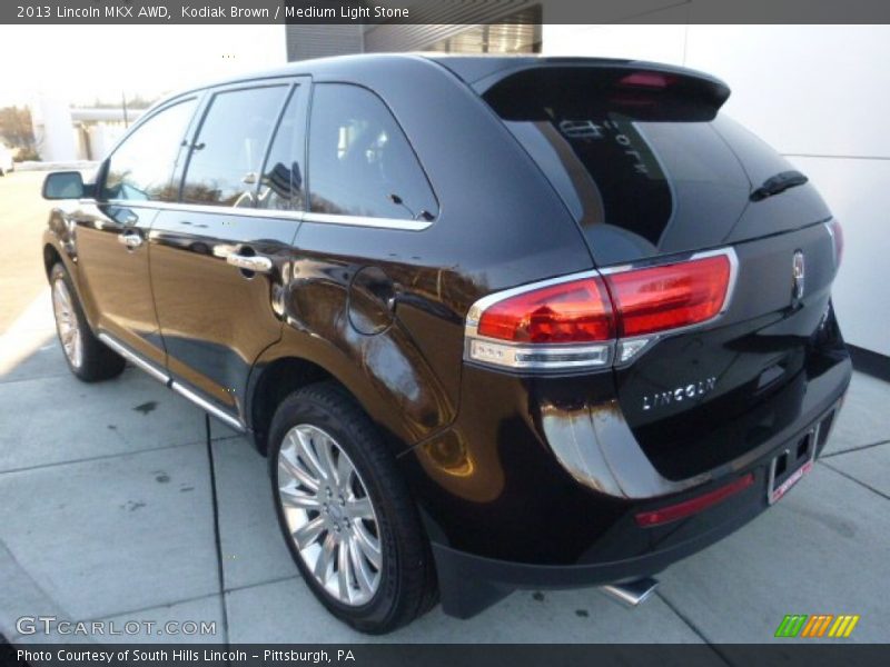 Kodiak Brown / Medium Light Stone 2013 Lincoln MKX AWD