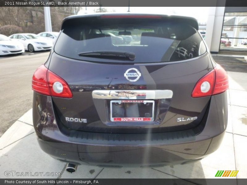 Black Amethyst / Black 2011 Nissan Rogue SL AWD