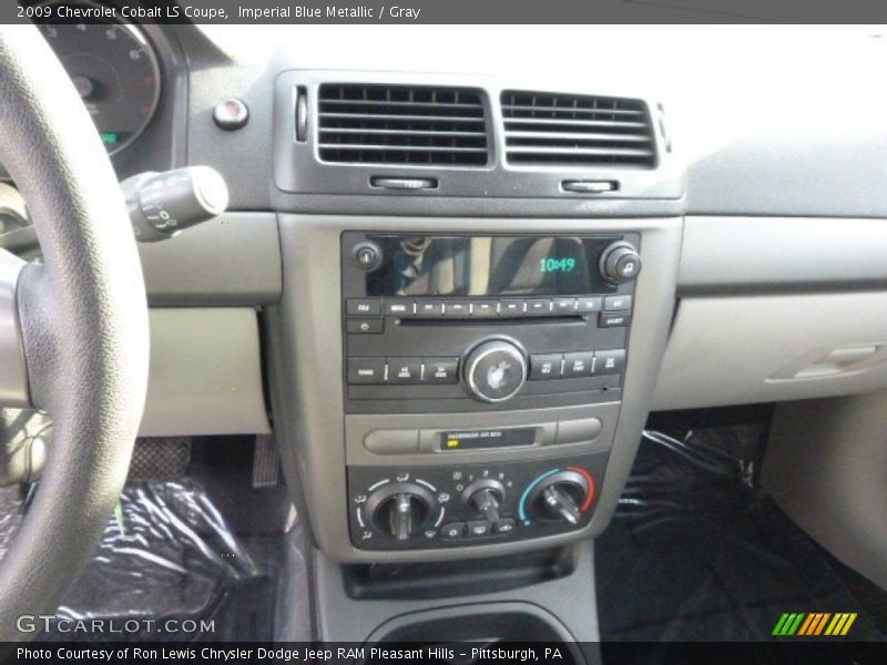 Imperial Blue Metallic / Gray 2009 Chevrolet Cobalt LS Coupe