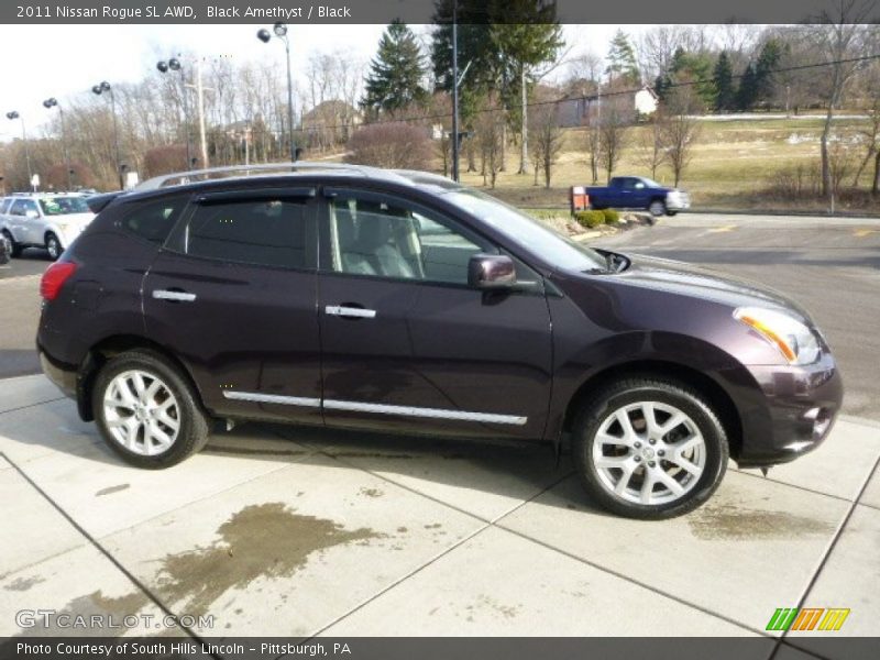 Black Amethyst / Black 2011 Nissan Rogue SL AWD
