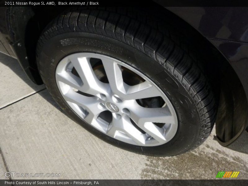 Black Amethyst / Black 2011 Nissan Rogue SL AWD