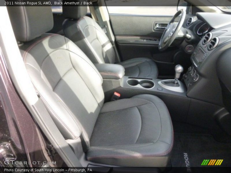 Black Amethyst / Black 2011 Nissan Rogue SL AWD