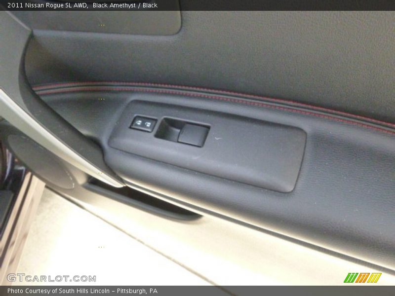 Black Amethyst / Black 2011 Nissan Rogue SL AWD