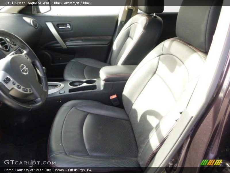 Black Amethyst / Black 2011 Nissan Rogue SL AWD
