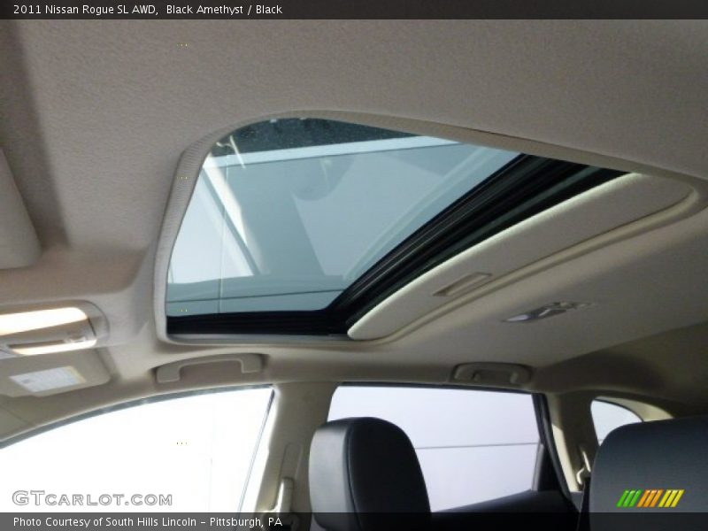 Black Amethyst / Black 2011 Nissan Rogue SL AWD