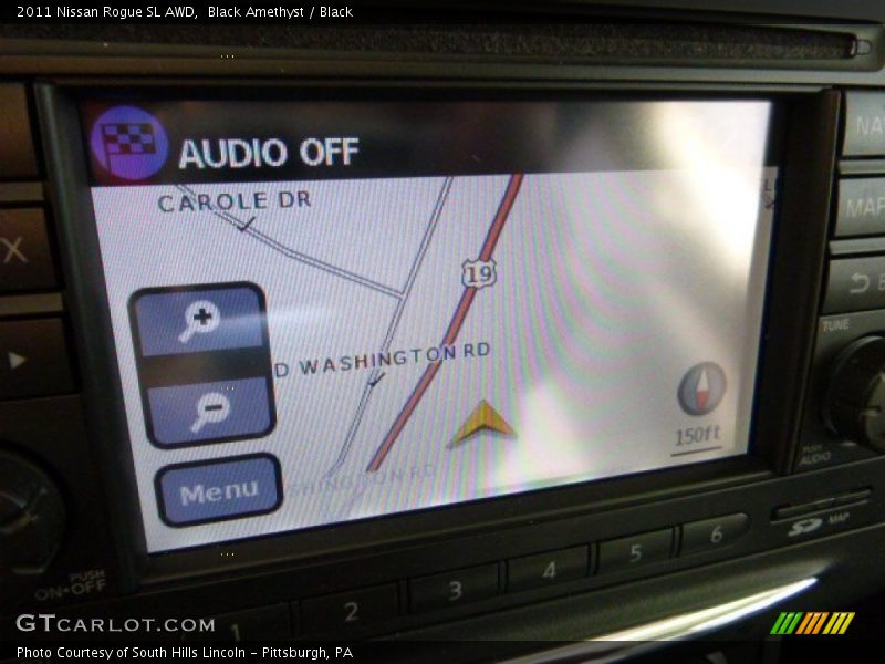 Black Amethyst / Black 2011 Nissan Rogue SL AWD