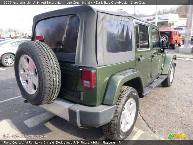Jeep Green Metallic / Dark Slate Gray/Medium Slate Gray 2009 Jeep Wrangler Unlimited Sahara 4x4