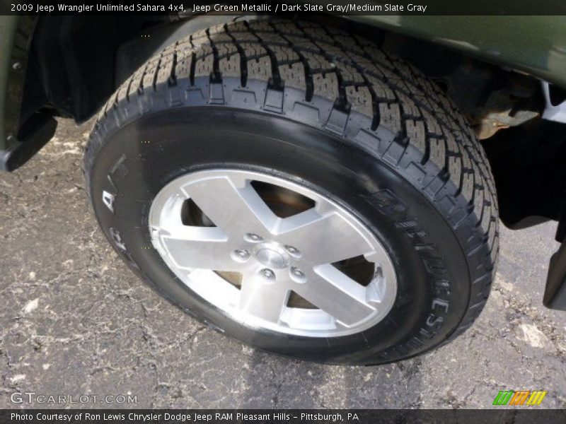 Jeep Green Metallic / Dark Slate Gray/Medium Slate Gray 2009 Jeep Wrangler Unlimited Sahara 4x4