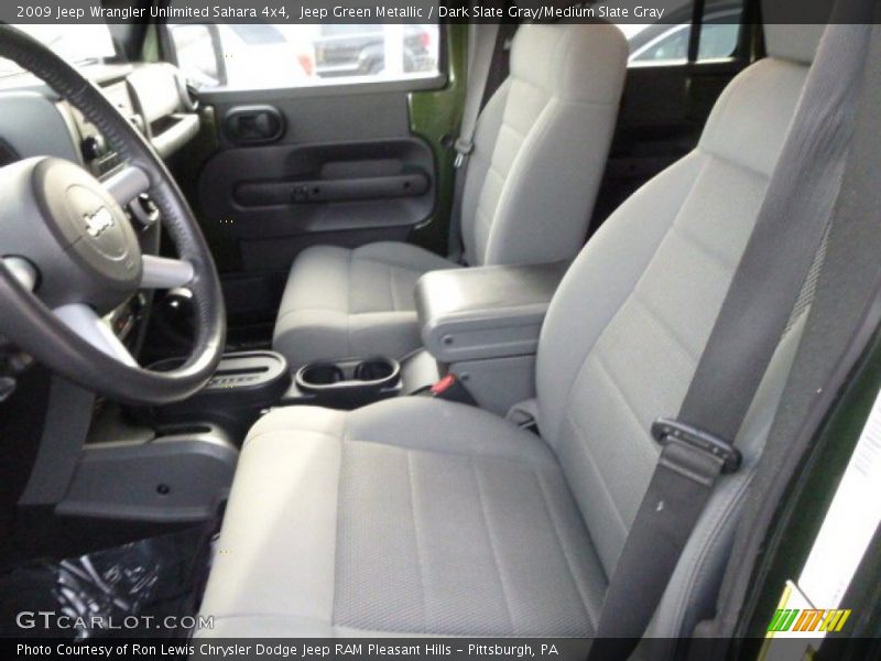 Jeep Green Metallic / Dark Slate Gray/Medium Slate Gray 2009 Jeep Wrangler Unlimited Sahara 4x4