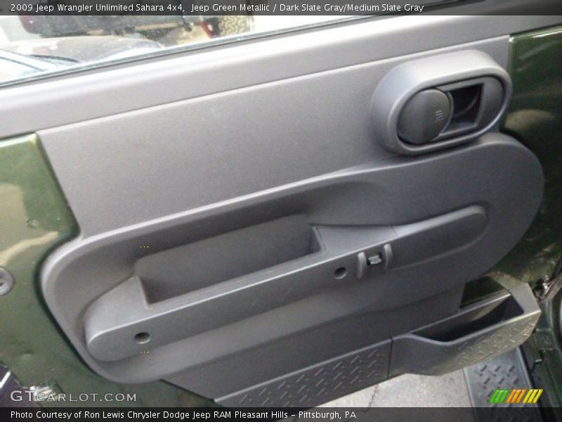 Jeep Green Metallic / Dark Slate Gray/Medium Slate Gray 2009 Jeep Wrangler Unlimited Sahara 4x4