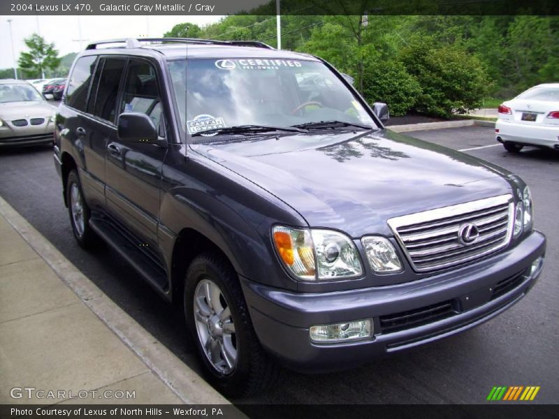 Galactic Gray Metallic / Gray 2004 Lexus LX 470