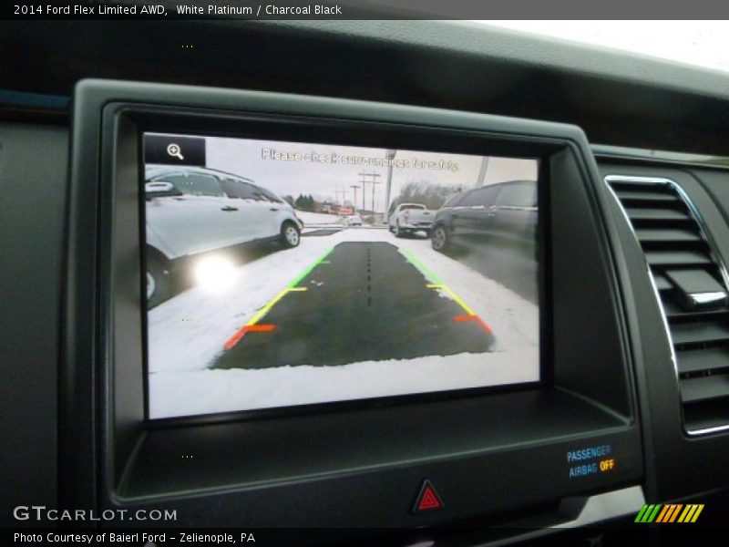 White Platinum / Charcoal Black 2014 Ford Flex Limited AWD